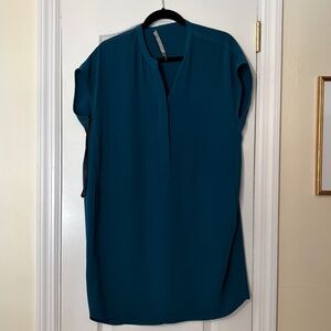 Teal Summer Work Dress